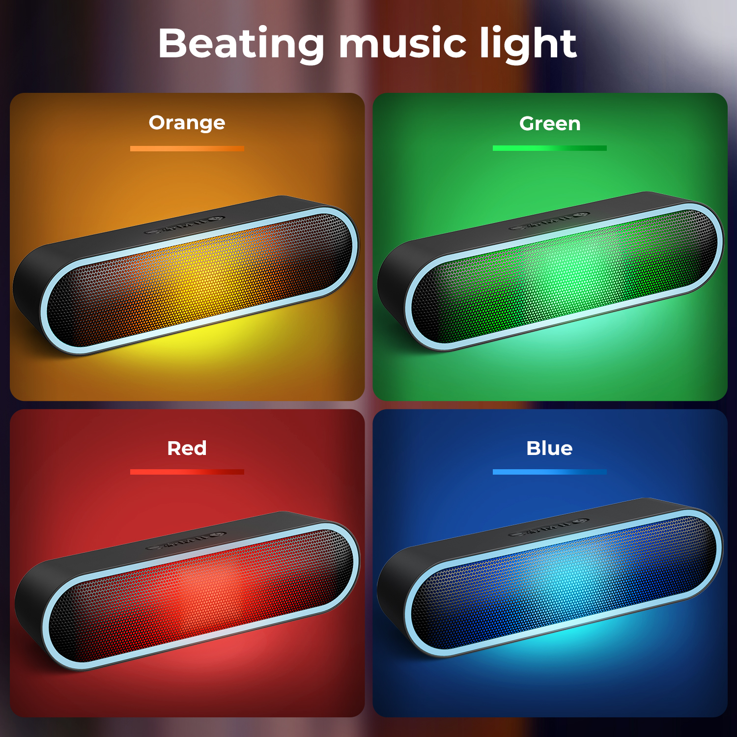Colorful Bluetooth Speakers for Home and Office