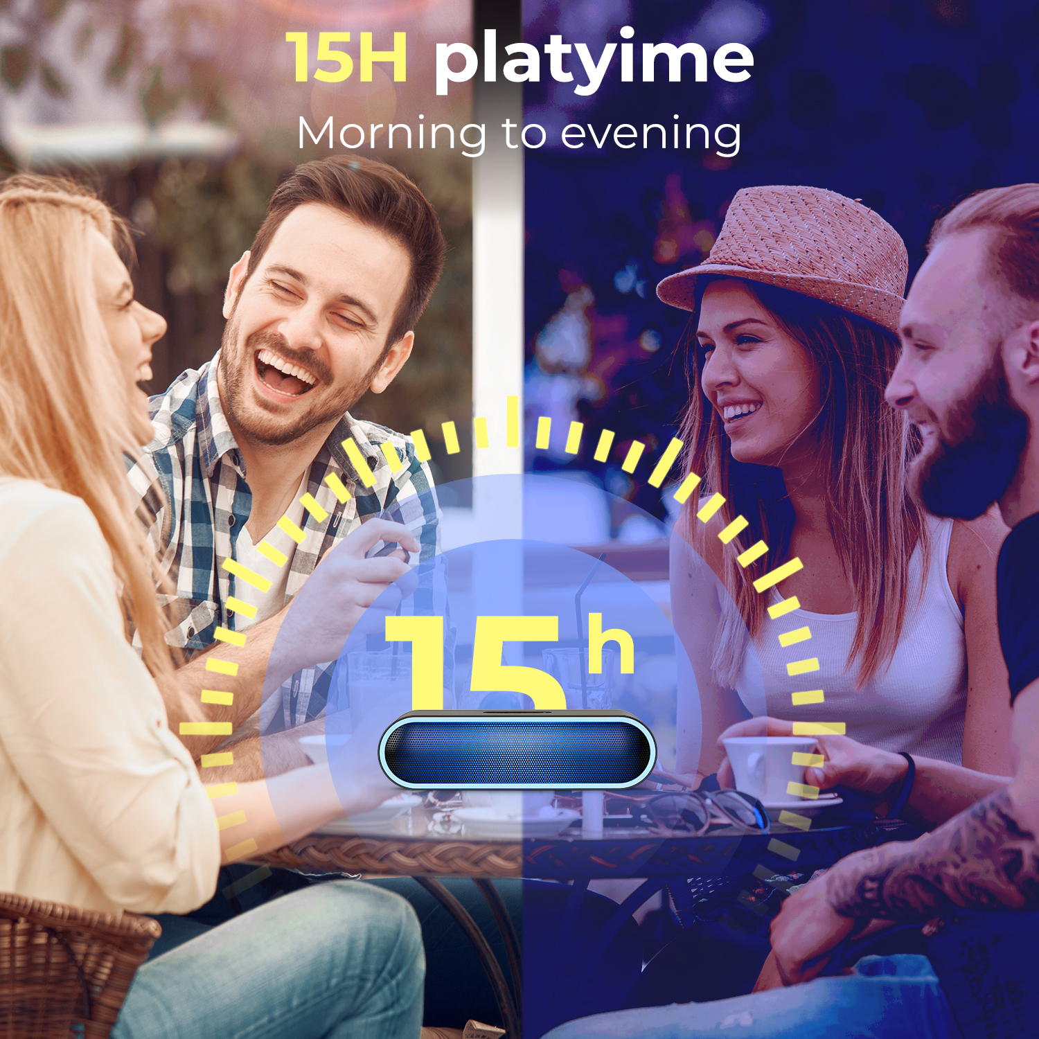 Colorful Bluetooth Speakers for Home and Office