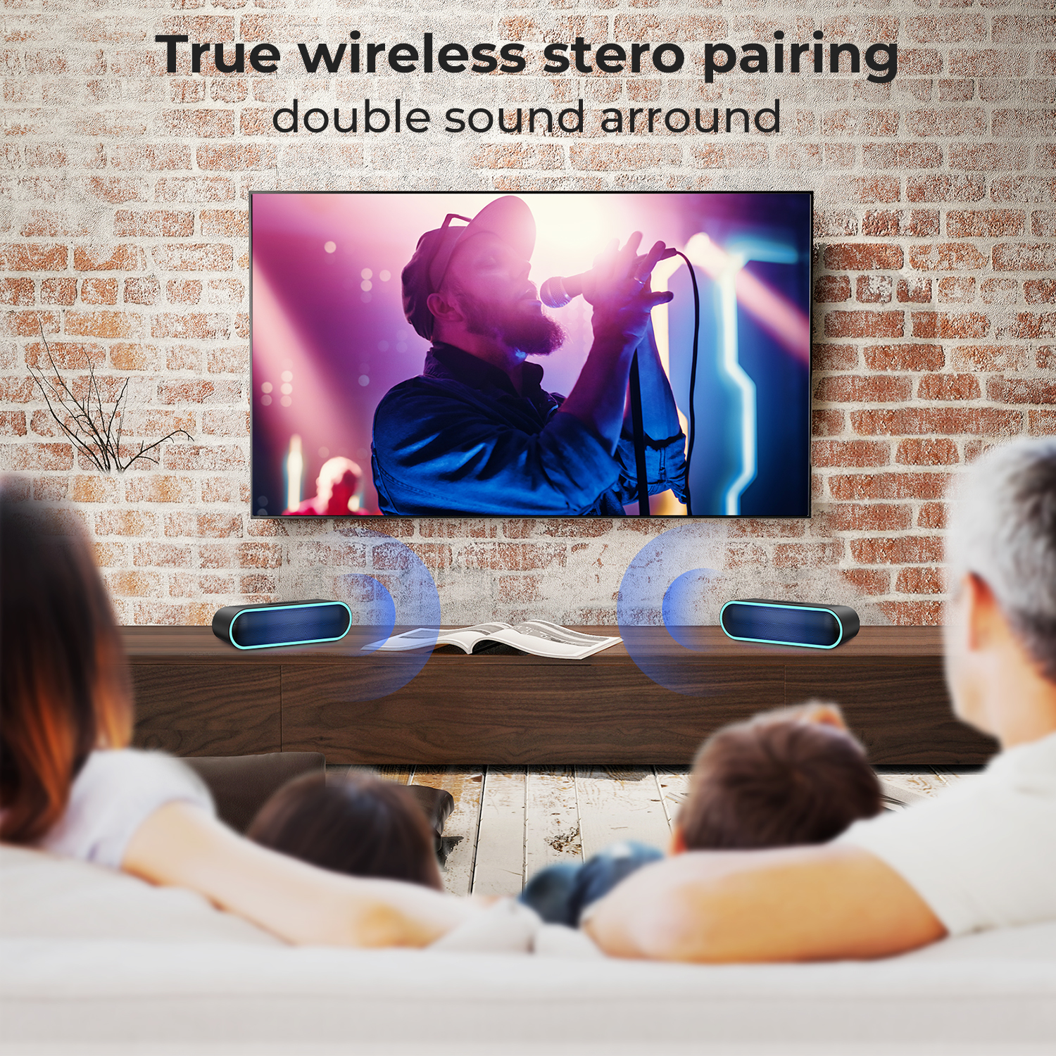 Colorful Bluetooth Speakers for Home and Office