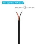 Speaker Wire to RCA Adapter