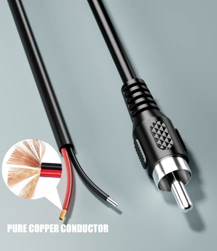 Speaker Wire to RCA Adapter