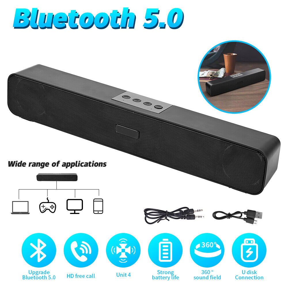 Wireless Bluetooth Soundbar for Home Theater
