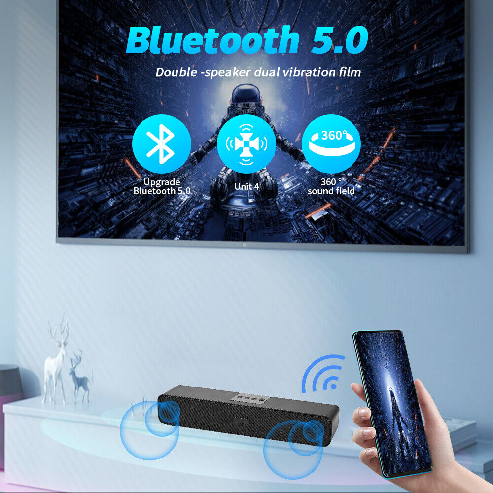 Wireless Bluetooth Soundbar for Home Theater
