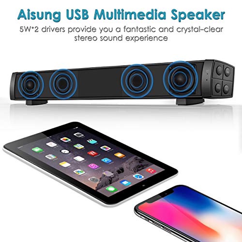 Wireless PC Soundbar for Home Theater Stereo