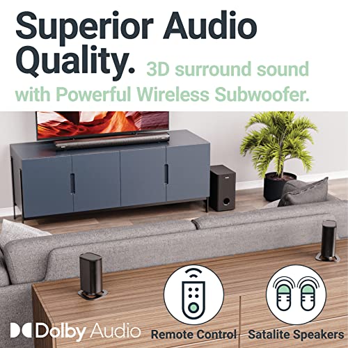 Majesty 5.1 Surround Sound System with Wireless Subwoofer