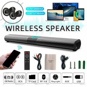 Wireless HiFi Soundbar for Home Theater TV