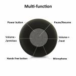 Portable Waterproof Bluetooth Shower Speaker with Mic