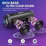 Outdoor Bluetooth Speakers with Booming Bass