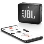 JBL GO 2 Portable Bluetooth Speaker, Black, JBLGO2BLK