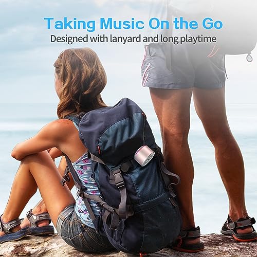 Portable Wireless Bluetooth Speaker with HD Sound - Rose Gold