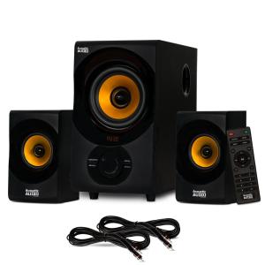 Bluetooth Home Speaker System with USB & Cables