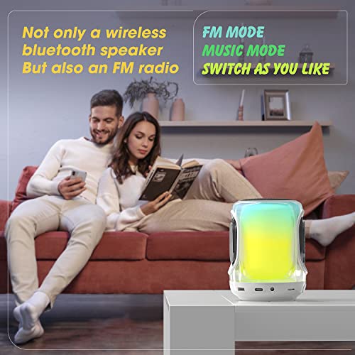 DUVOSS Portable Bluetooth Speaker with RGB Lights