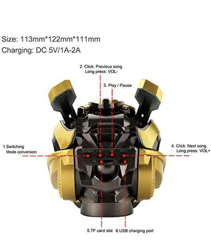 Bumblebee Mini Bluetooth Speaker - Portable Stereo