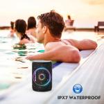 Portable Waterproof Bluetooth Speaker with Subwoofer