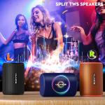 Portable Waterproof Bluetooth Speaker with Subwoofer