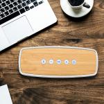 20W Wireless Outdoor Wood Speaker with Super Bass