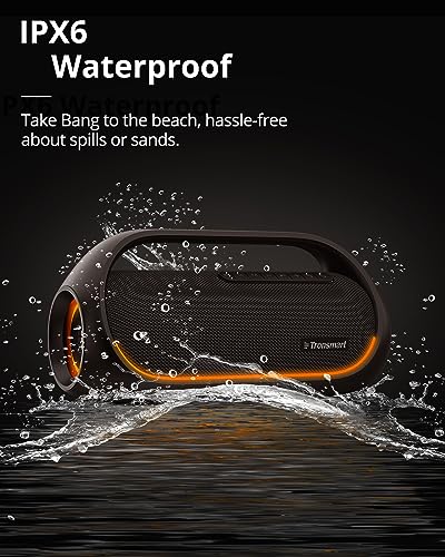 Portable Bluetooth Speaker with Powerful Bass & LEDs