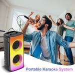 Portable 60W Bluetooth Stereo Speaker with Rich Bass