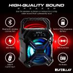 Mini Portable Bluetooth Party Speaker with Lights