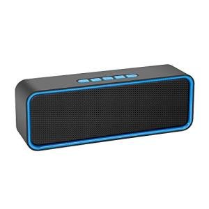 Portable Bluetooth Speaker with HiFi Bass (Blue)
