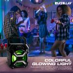 Mini Portable Bluetooth Party Speaker with Lights