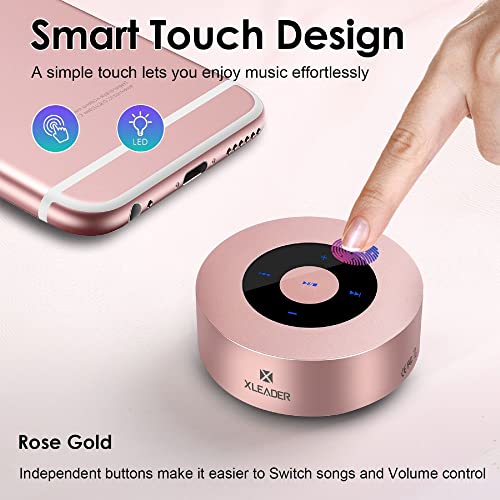 Smart Touch Bluetooth Speaker - Rose Gold Mini Speaker