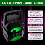 Mini Portable Bluetooth Party Speaker with Lights