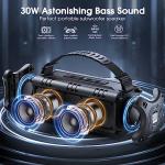 30W Bluetooth Outdoor Speaker with Punchy Bass