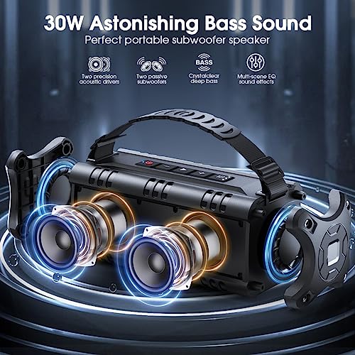 30W Bluetooth Outdoor Speaker with Punchy Bass