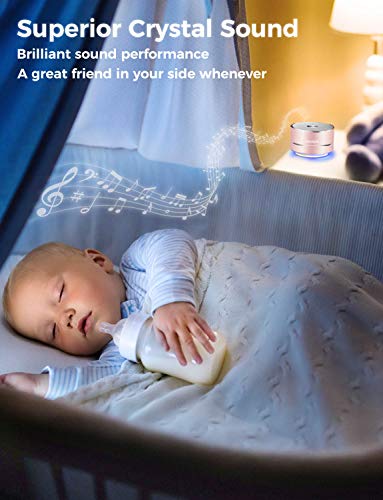 Mini Bluetooth Speaker with LED Lights and Enhanced Bass