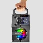 Portable Bluetooth Speaker with Subwoofer & LED Lights