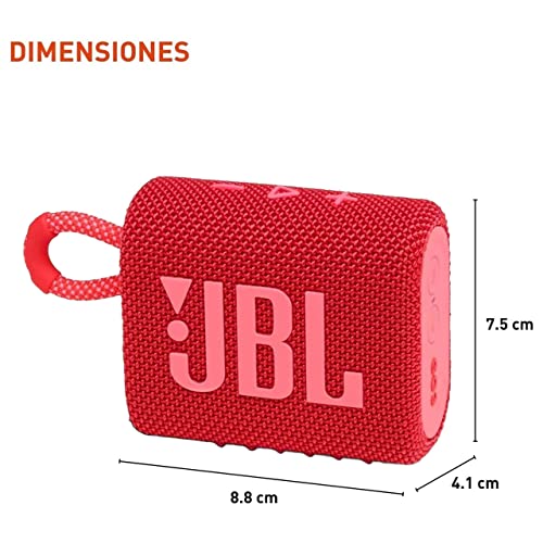 JBL Go 3 Portable Speaker - Red