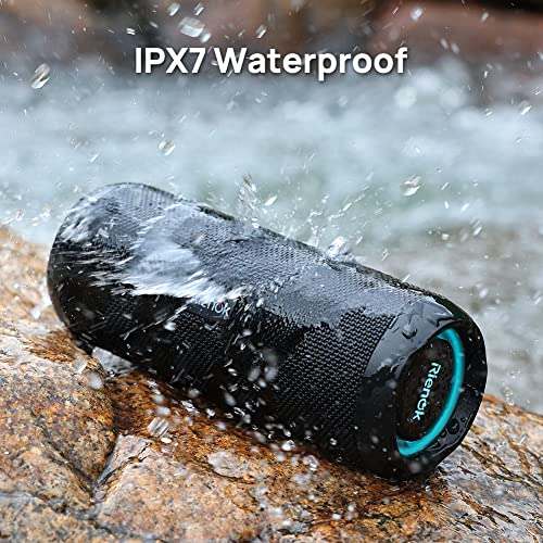 Portable Waterproof Bluetooth Speaker with Enhanced Bass