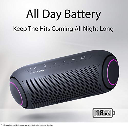 LG XBOOM Portable Bluetooth Speaker with LED Lighting