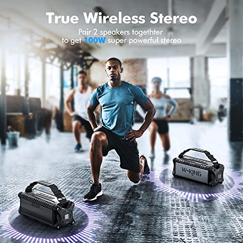W-KING 50W Bluetooth Outdoor Speaker
