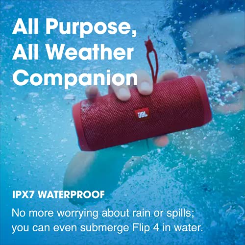 JBL Flip 4 Bluetooth Speaker - Black