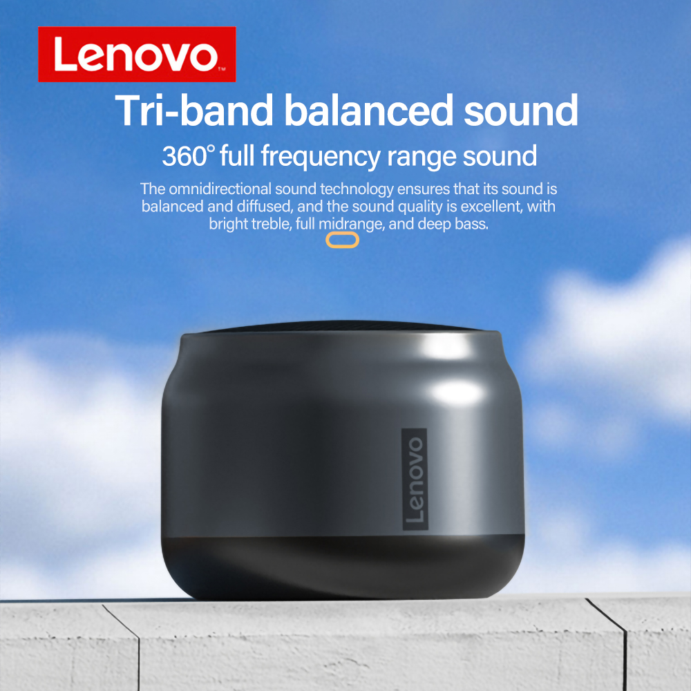 Lenovo K3 Portable Bluetooth Speaker with Mic