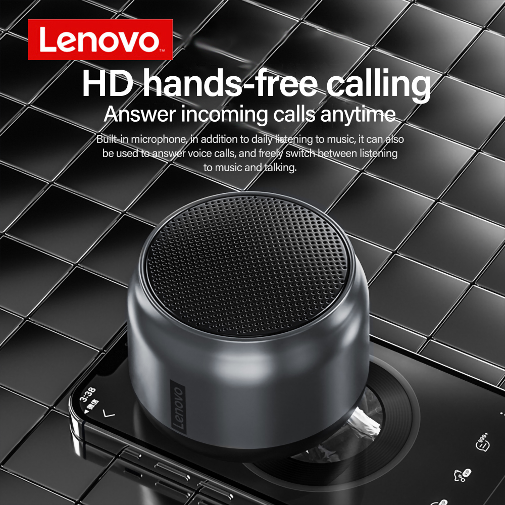 Lenovo K3 Portable Bluetooth Speaker with Mic