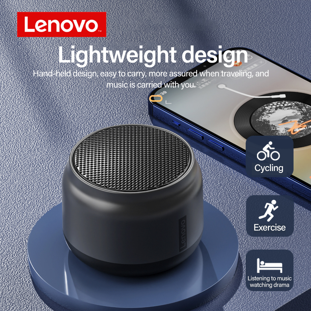 Lenovo K3 Portable Bluetooth Speaker with Mic