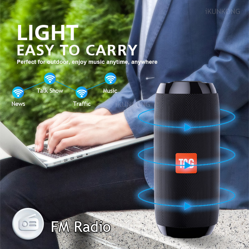 Waterproof Bluetooth Speaker with Bass Subwoofer