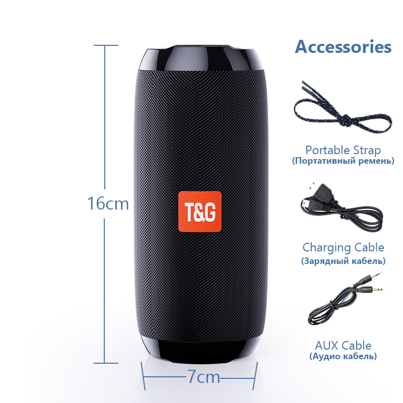 Waterproof Bluetooth Speaker with Bass Subwoofer