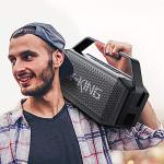W-KING Portable Bluetooth Outdoor Speakers with Subwoofer