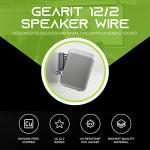 GearIT 12 Gauge In-Wall Speaker Wire - 50ft