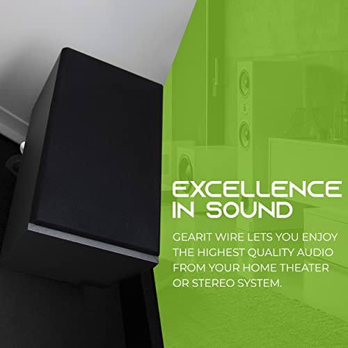 GearIT 12 Gauge In-Wall Speaker Wire - 50ft