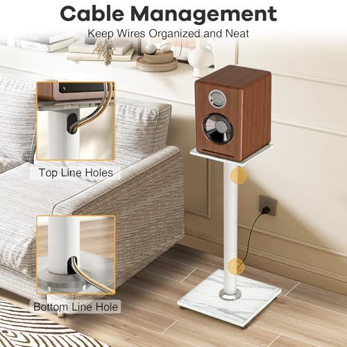 RFIVER 28" Floor Speaker Stands - Set of 2