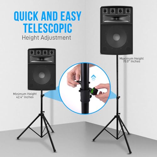 Adjustable Tripod Speaker Stand for Home Use