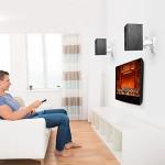 Universal Speaker Wall Mount Brackets - 2 Pack