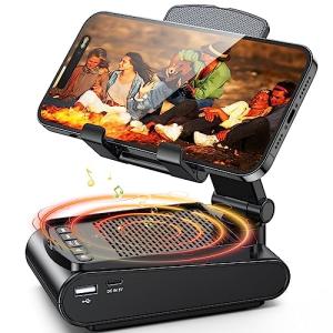 Rolgno Bluetooth Speaker with Phone Stand & HD Sound