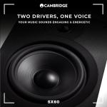 Cambridge Audio SX60 Passive Standmount Speakers - Matte Black