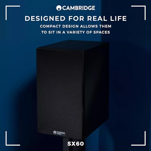 Cambridge Audio SX60 Passive Standmount Speakers - Matte Black